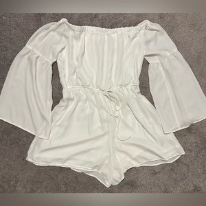 Off-the-shoulder Romper